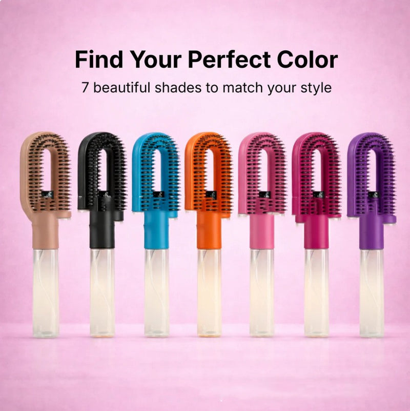 Plastic Straight Hair Comb With Spray Handle